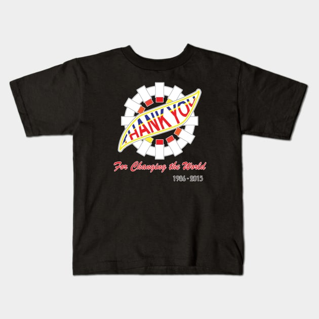 Thank You Captain Kids T-Shirt by old_school_designs